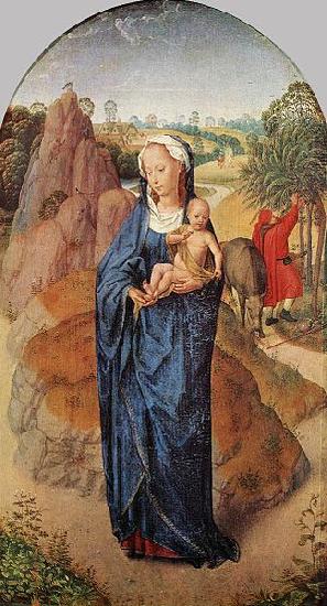 Hans Memling Virgin and Child in a Landscape Spain oil painting art
